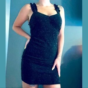 Haute Monde black mini dress